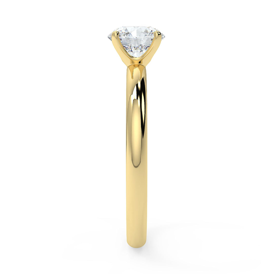 Round-Cut Solitaire Diamond Ring