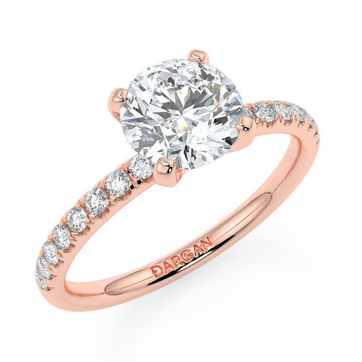 Round-Cut Solitaire Diamond Ring