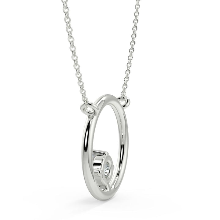 Circle Lab-Grown Diamond Pendant