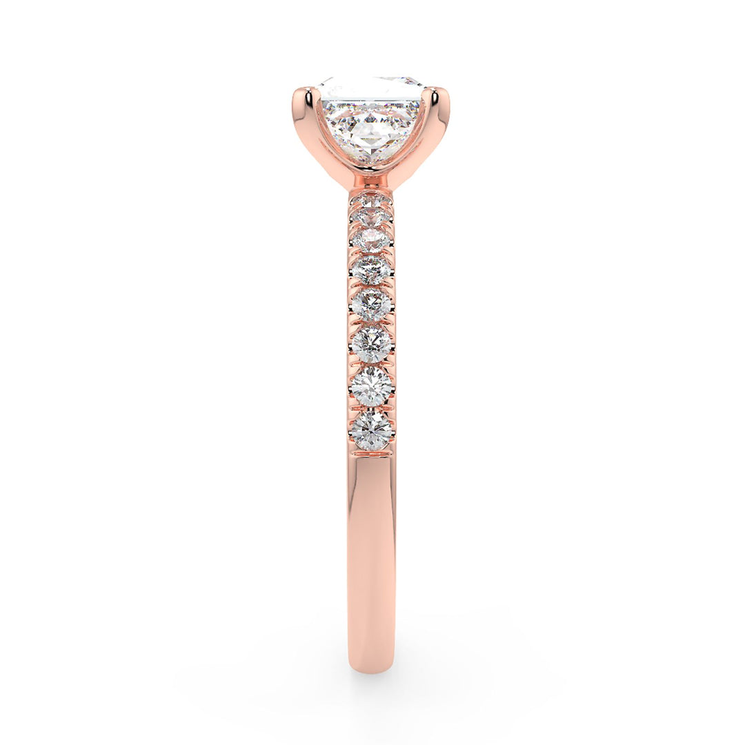 Princess-Cut Solitaire Diamond Ring