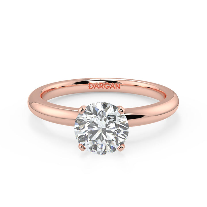 Round-Cut Solitaire Diamond Ring