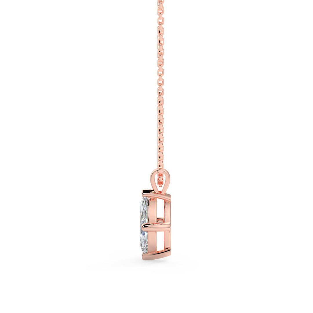 Marquise Cut Diamond Pendant Necklace