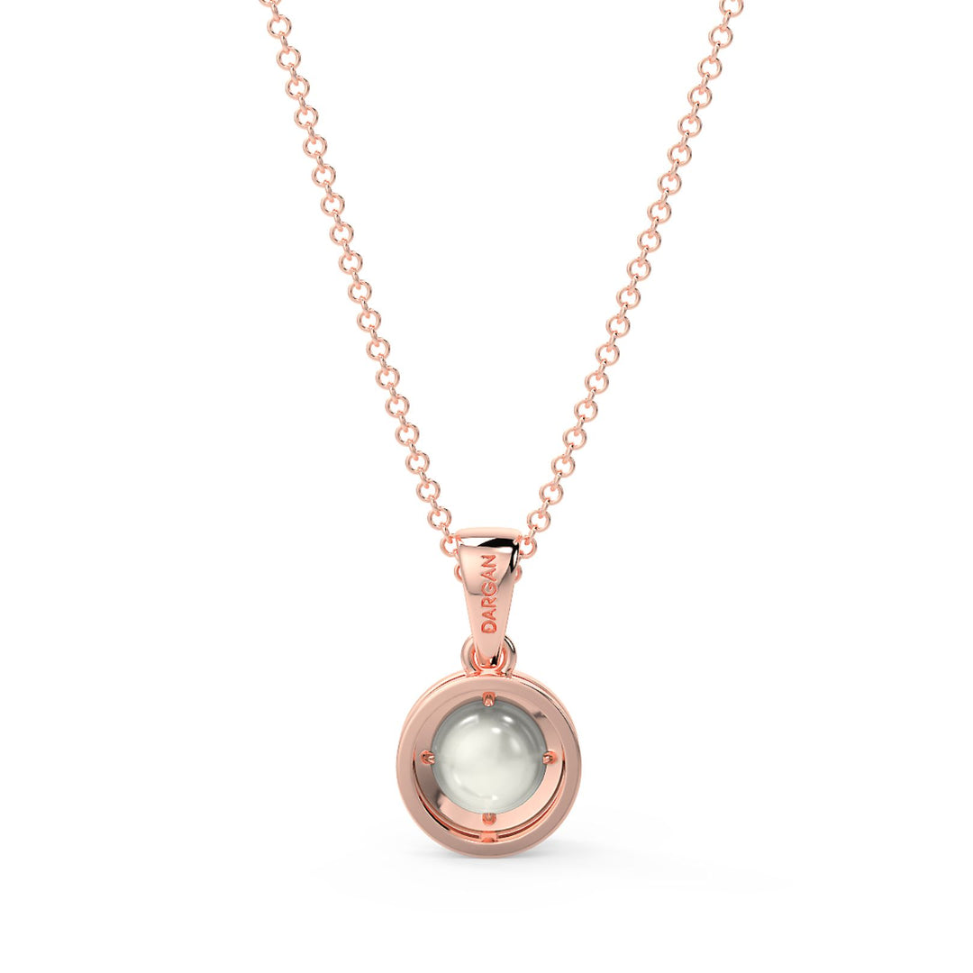 Elegant Pearl Halo Pendant