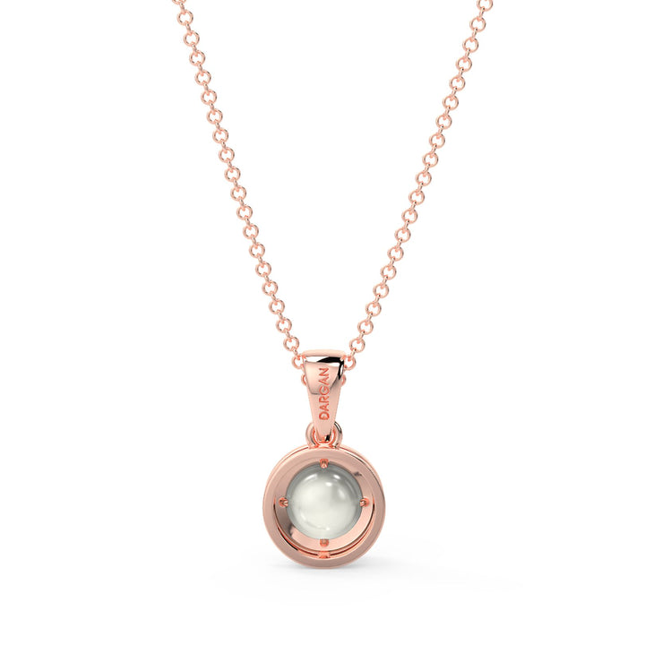 Elegant Pearl Halo Pendant