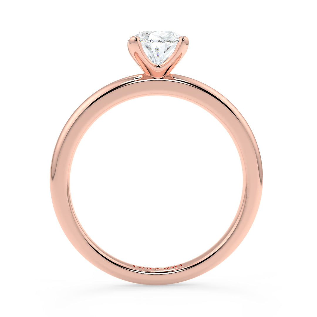 Oval-Cut Solitaire Diamond Ring