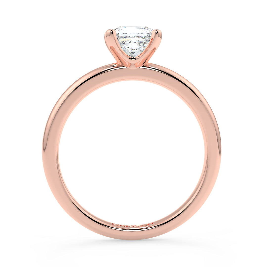 Princess-Cut Solitaire Diamond Ring