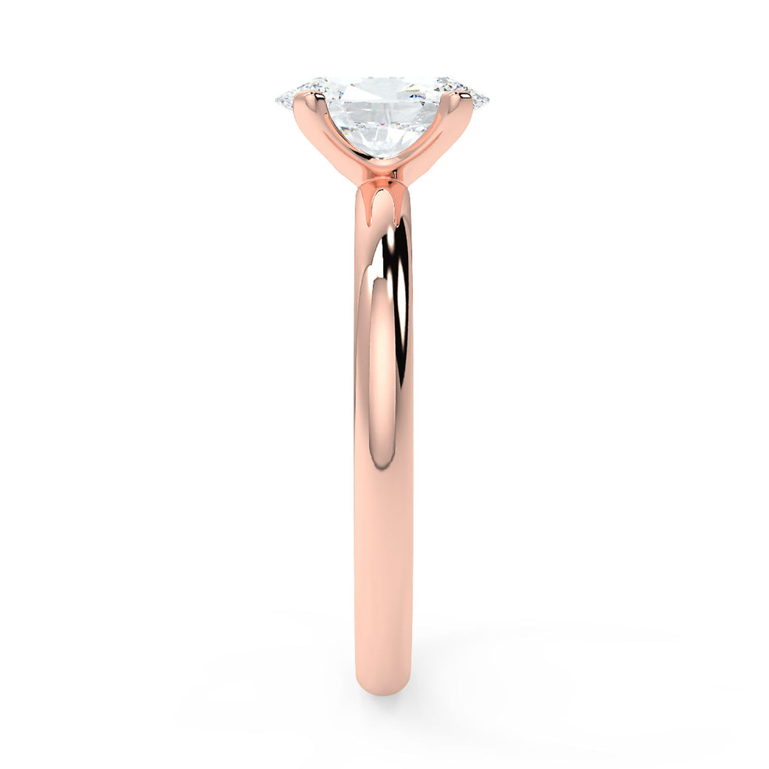 Oval-Cut Solitaire Diamond Ring