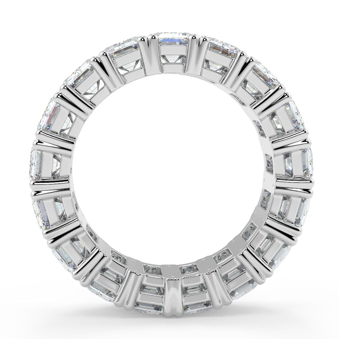 50 Pointer Emerald-Cut Lab-Grown Diamond Eternity Band