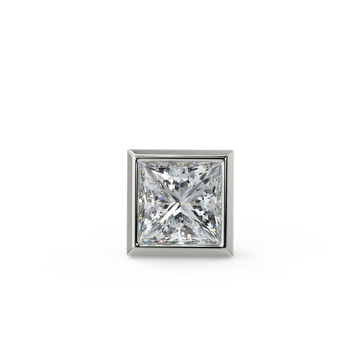 Classic Princess-Cut Lab-Grown Diamond Stud Earrings