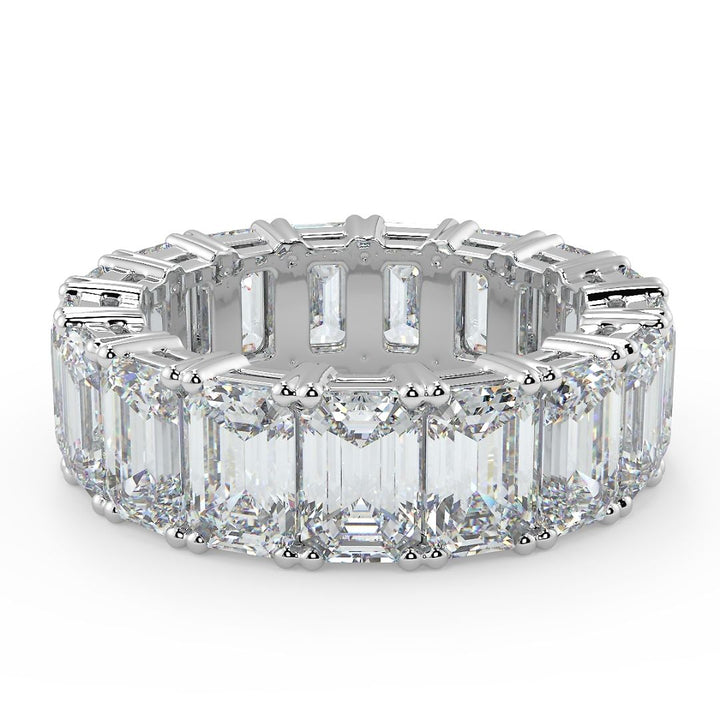 50 Pointer Emerald-Cut Lab-Grown Diamond Eternity Band