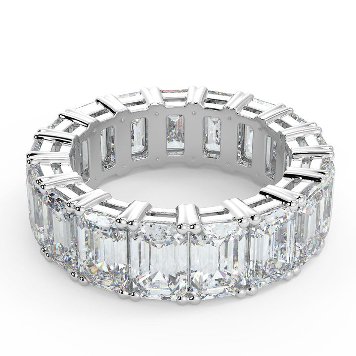 50 Pointer Emerald-Cut Lab-Grown Diamond Eternity Band