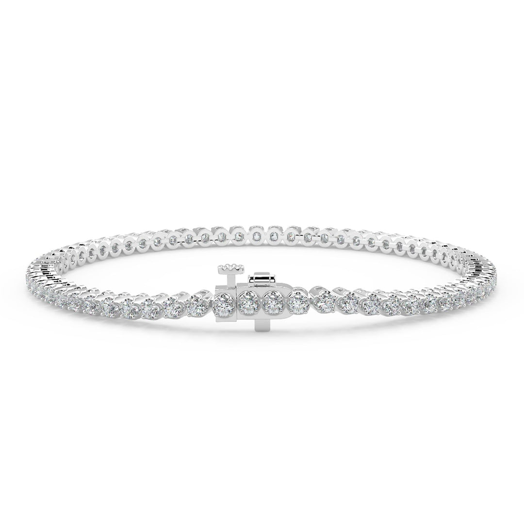 Classic Brilliance: 1.40ct Diamond Tennis Bracelet