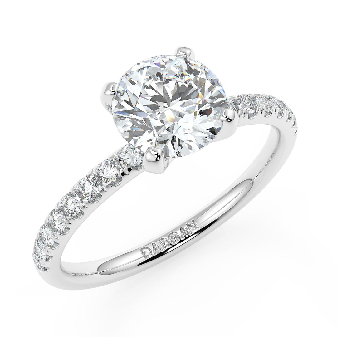 Round-Cut Solitaire Diamond Ring