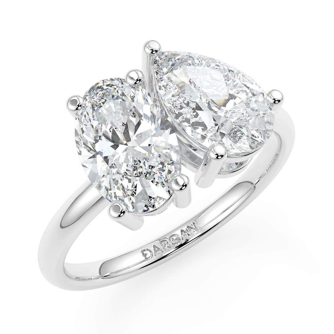 Oval & Pear Diamond Ring