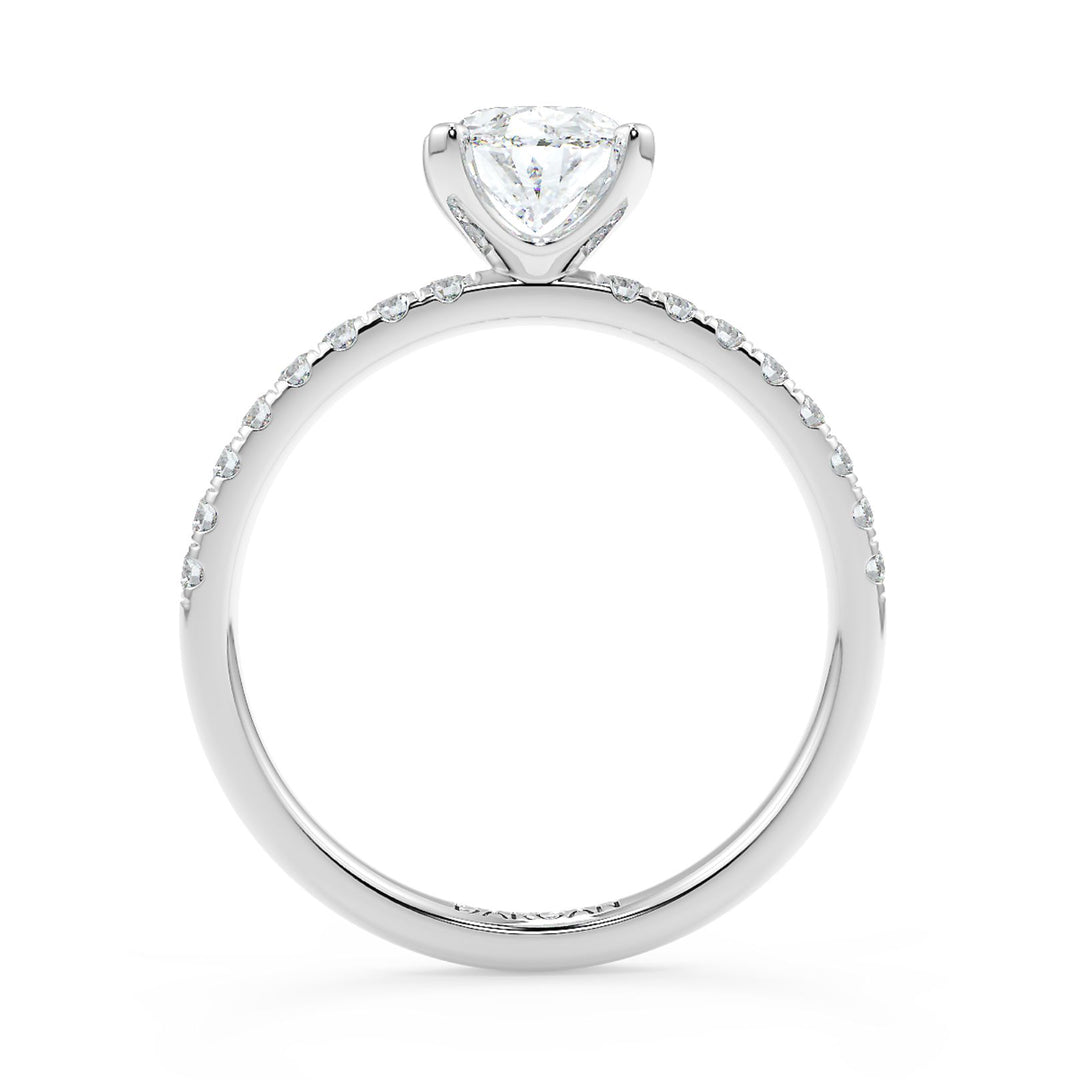 Oval-Cut Solitaire Diamond Ring