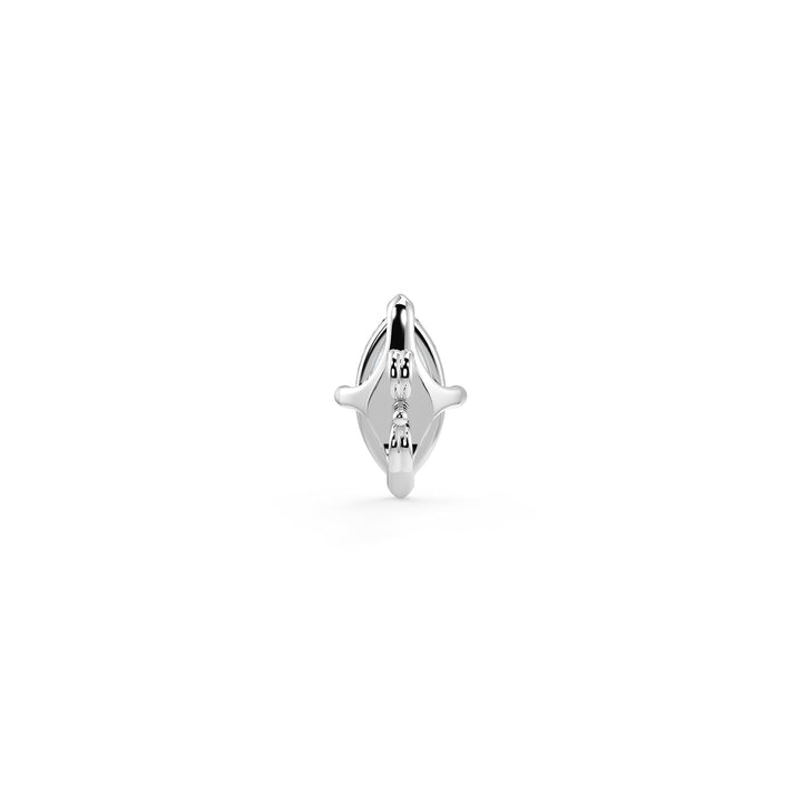 Marquise-Cut Diamond Stud Earrings