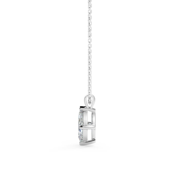 Marquise Cut Diamond Pendant Necklace