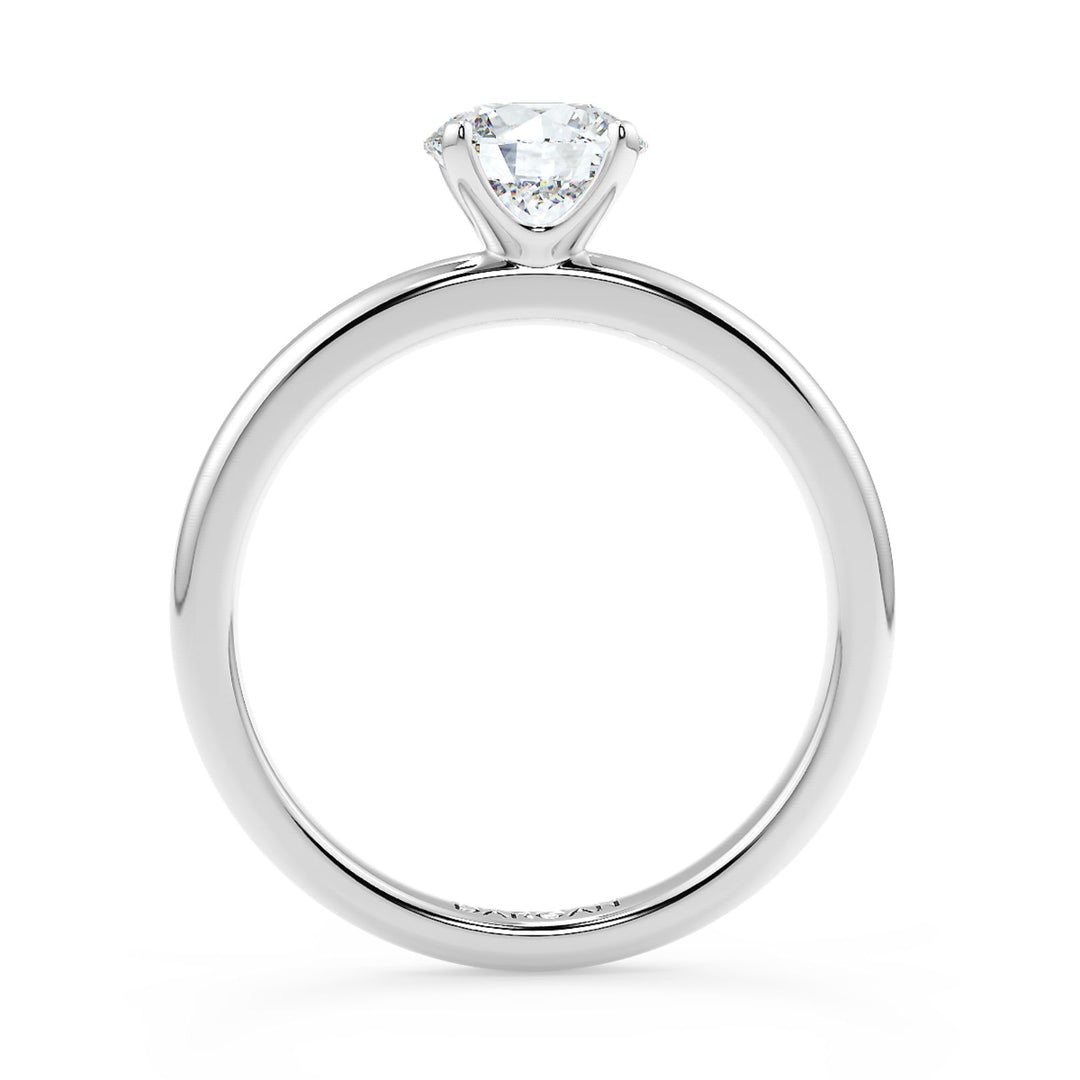 Round-Cut Solitaire Diamond Ring