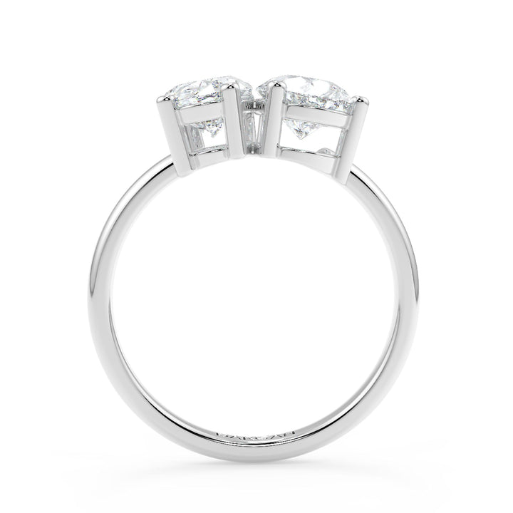 Oval & Pear Diamond Ring