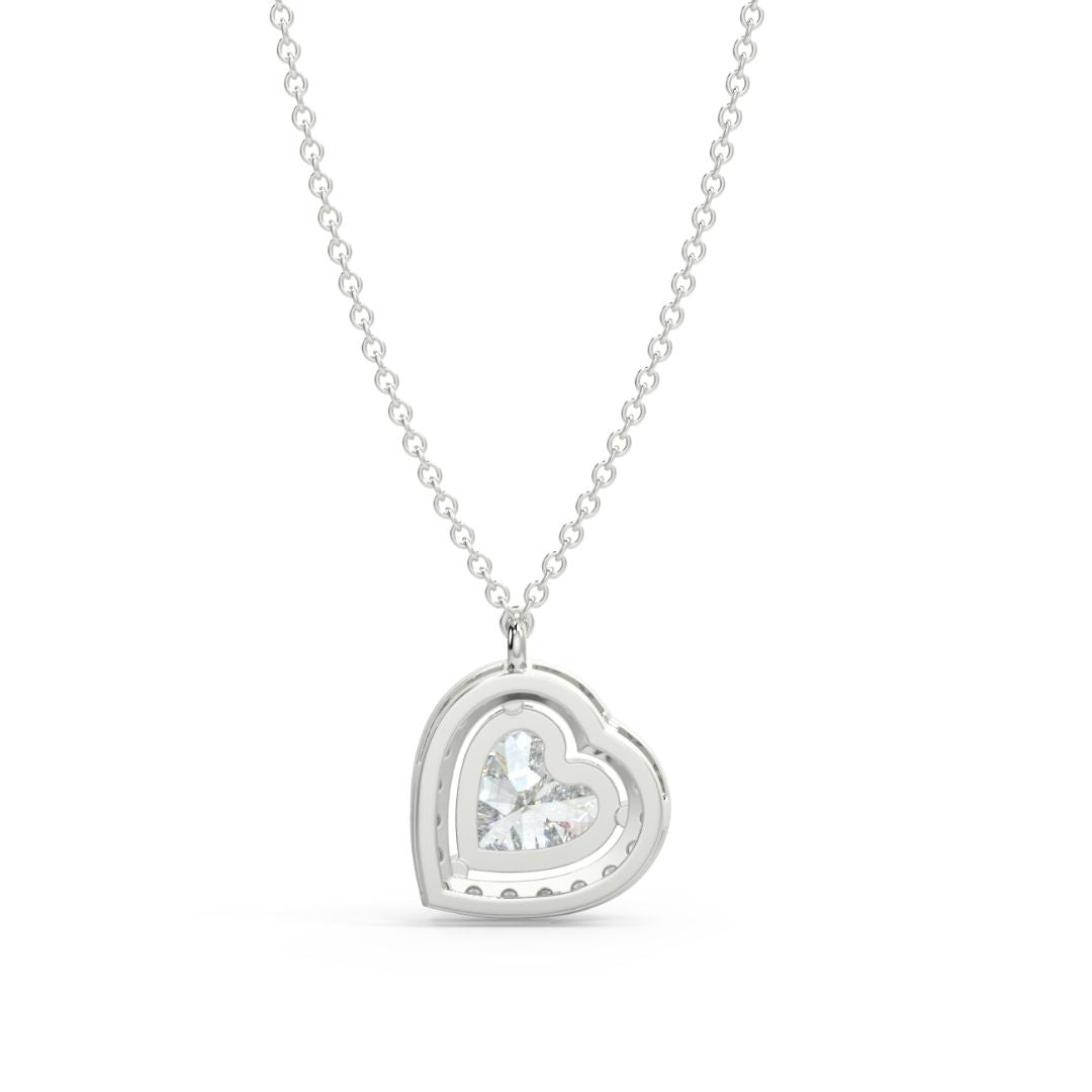 Enchanting Heart Lab-Grown Diamond Pendant