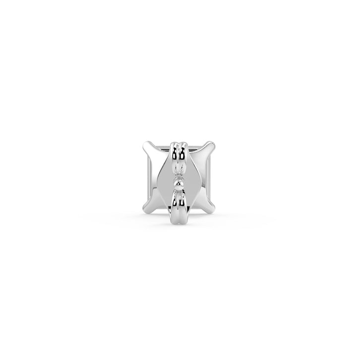 Princess-Cut Diamond Stud Earrings