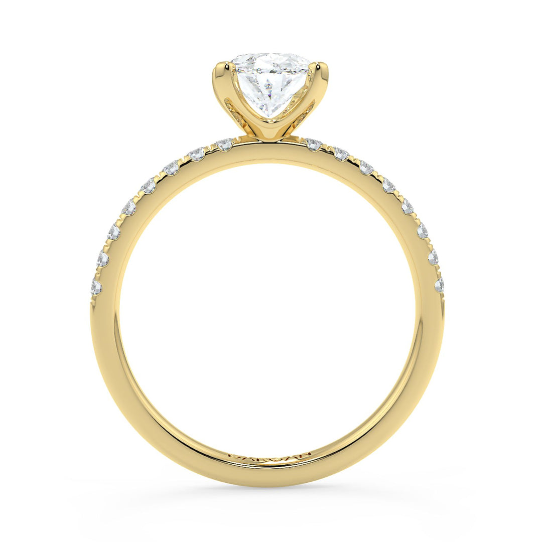 Oval-Cut Solitaire Diamond Ring