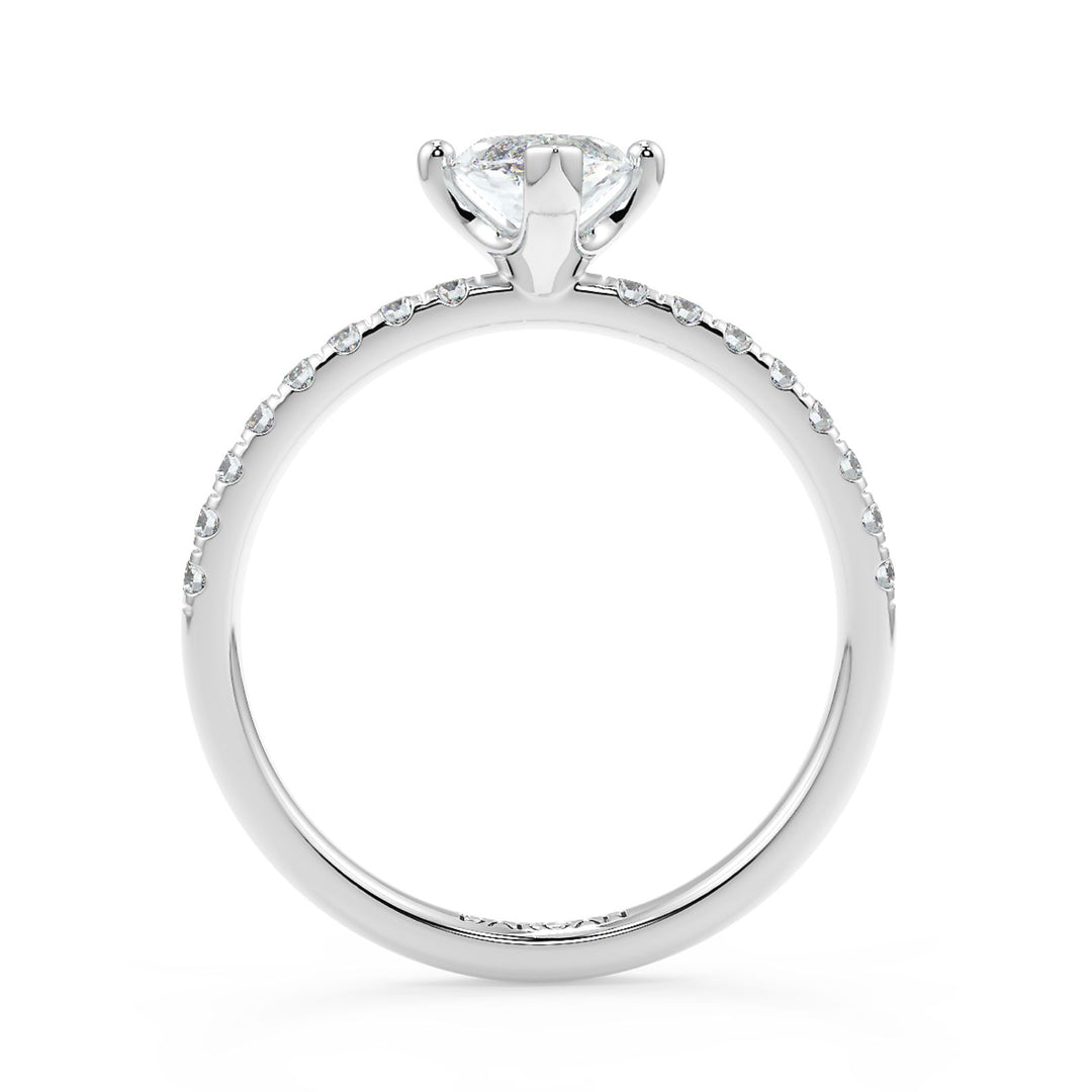 Marquise-Cut Solitaire Diamond Ring