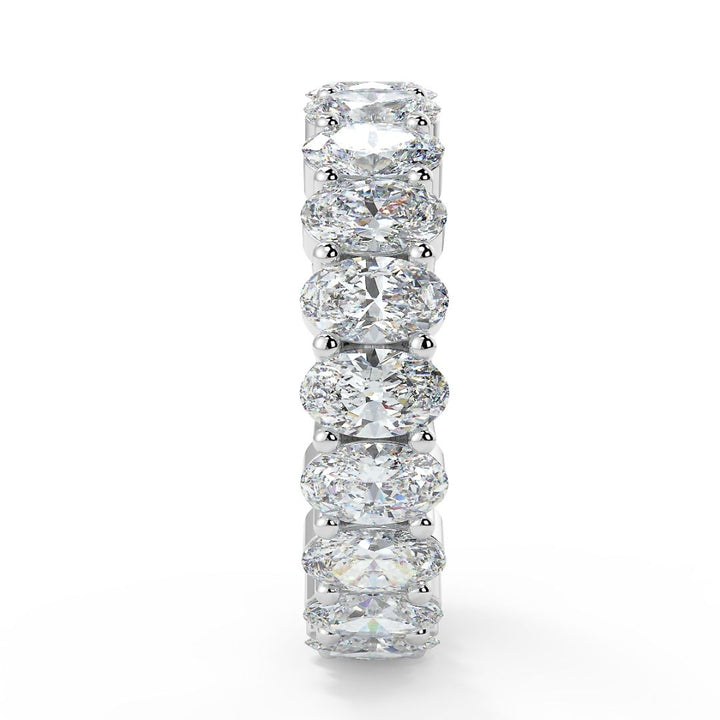 25 Pointer Oval-Cut Lab-Grown Diamond Eternity Band