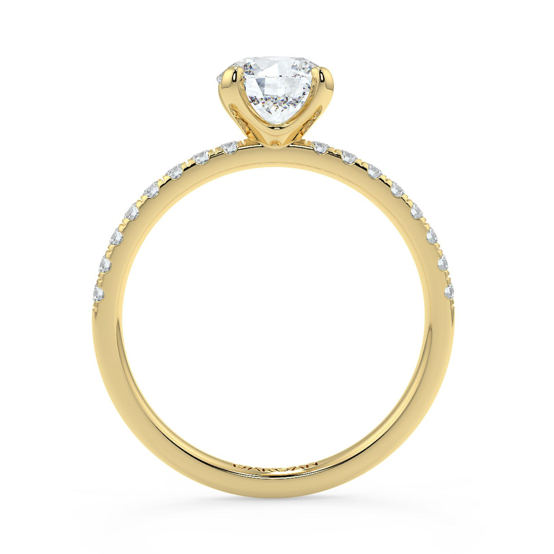 Round-Cut Solitaire Diamond Ring