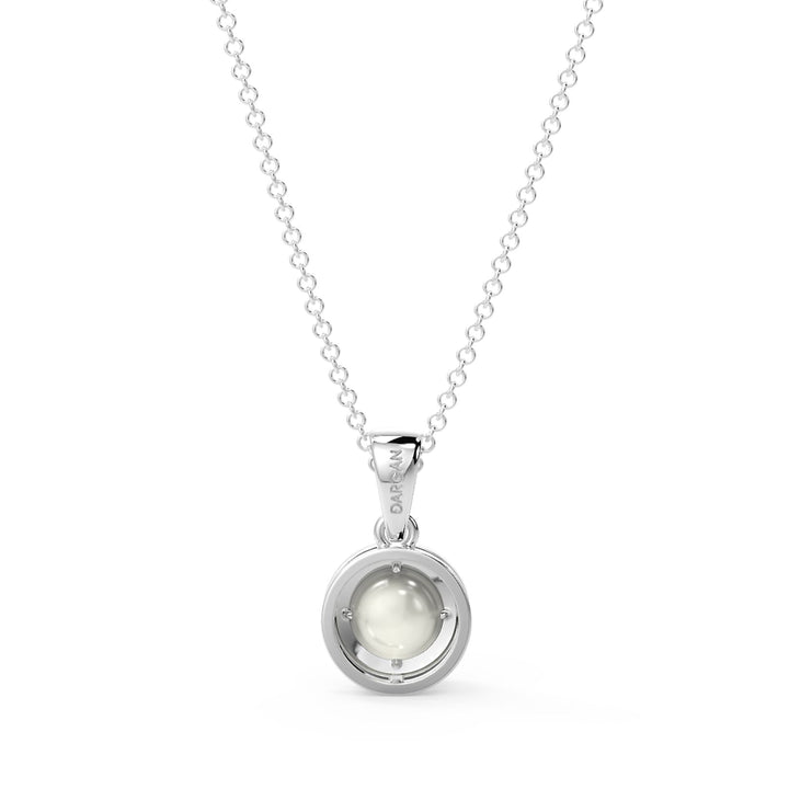 Elegant Pearl Halo Pendant