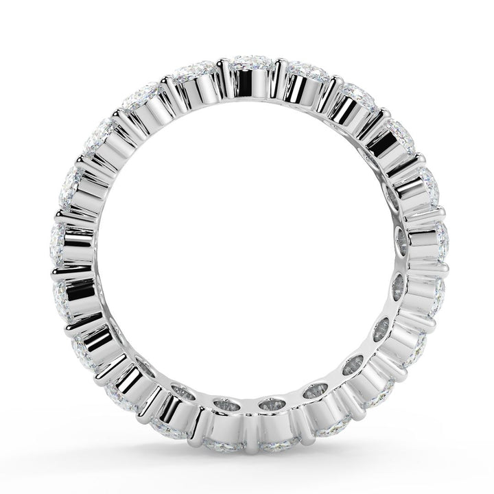 25 Pointer Oval-Cut Lab-Grown Diamond Eternity Band