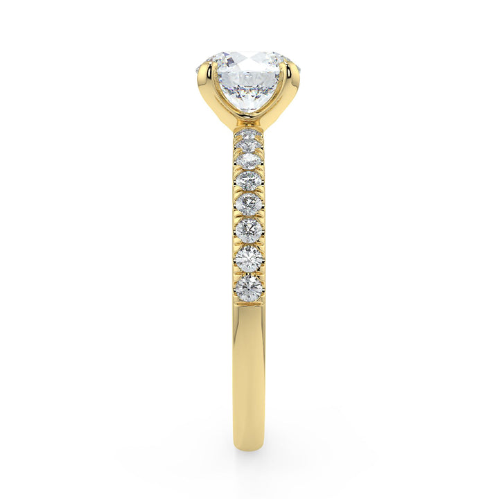 Round-Cut Solitaire Diamond Ring