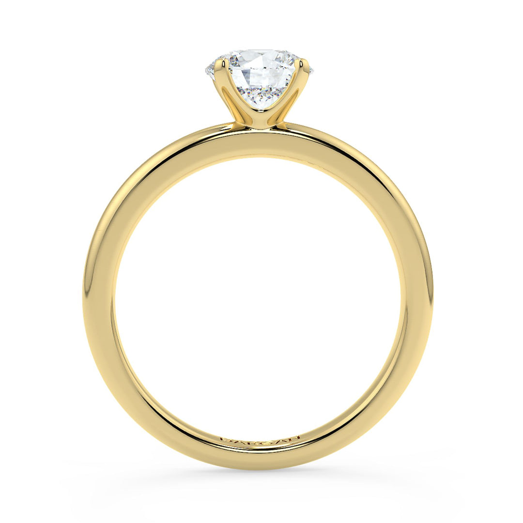 Round-Cut Solitaire Diamond Ring