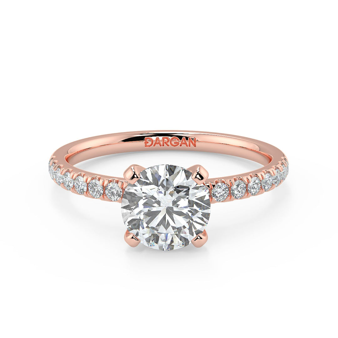 Round-Cut Solitaire Diamond Ring