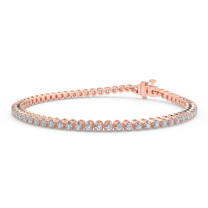 Classic Brilliance: 1.40ct Diamond Tennis Bracelet