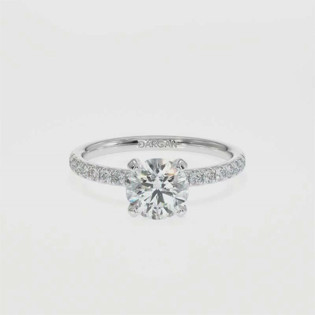 Round-Cut Solitaire Diamond Ring