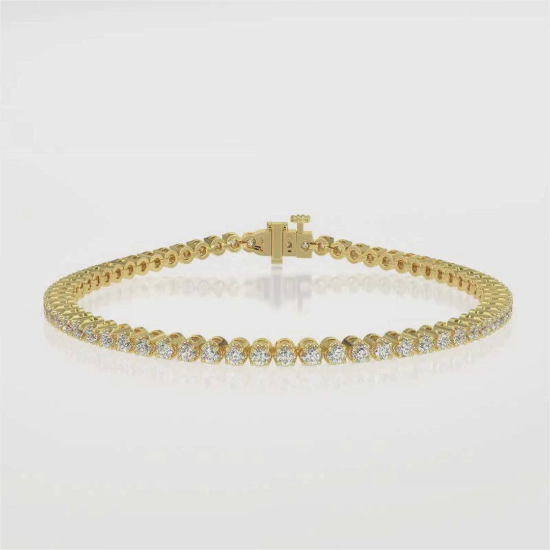 Classic Brilliance: 1.40ct Diamond Tennis Bracelet