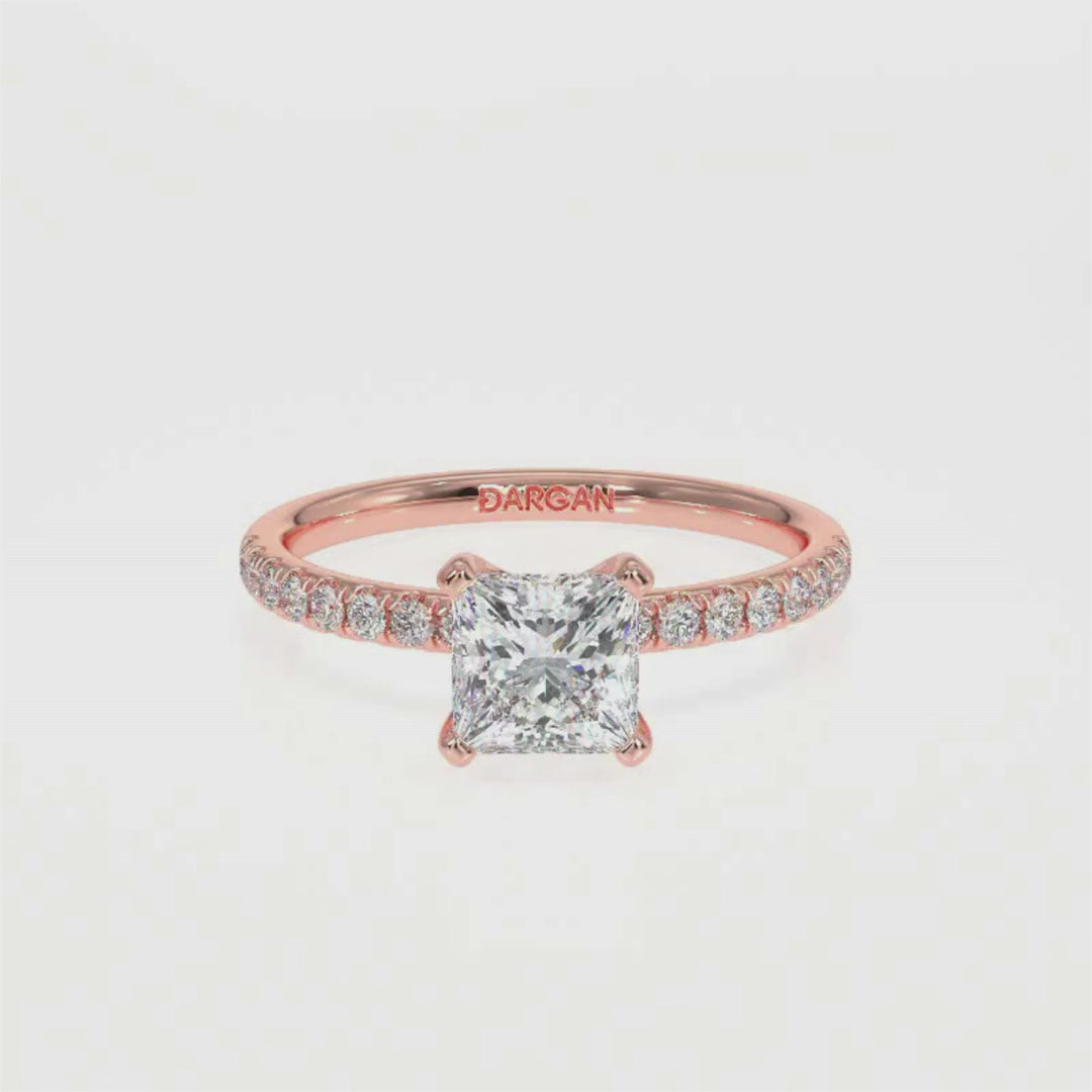 Princess-Cut Solitaire Diamond Ring