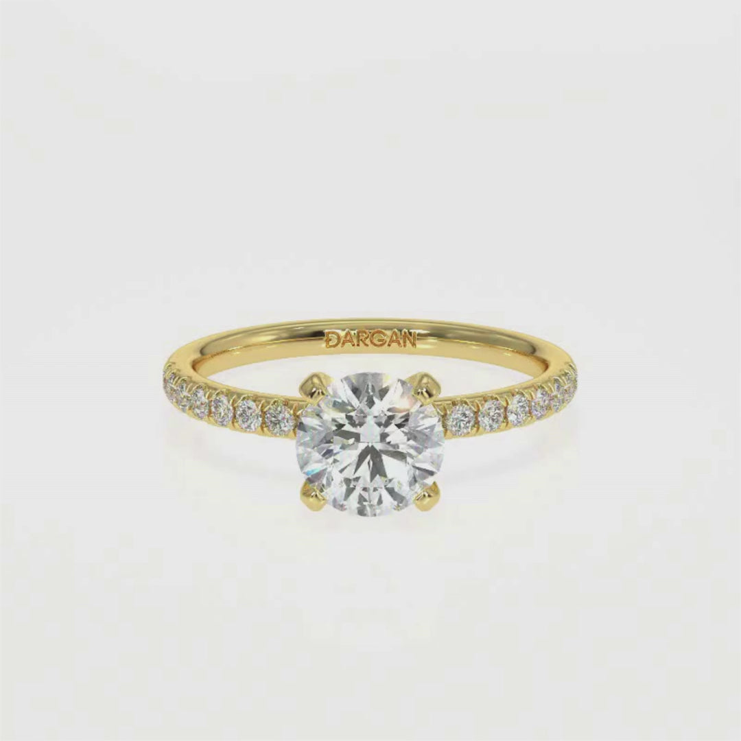 Round-Cut Solitaire Diamond Ring